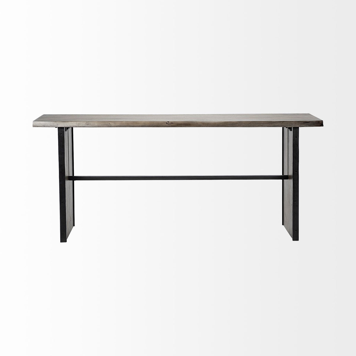 70" Brown Solid Wood Solid Console Table