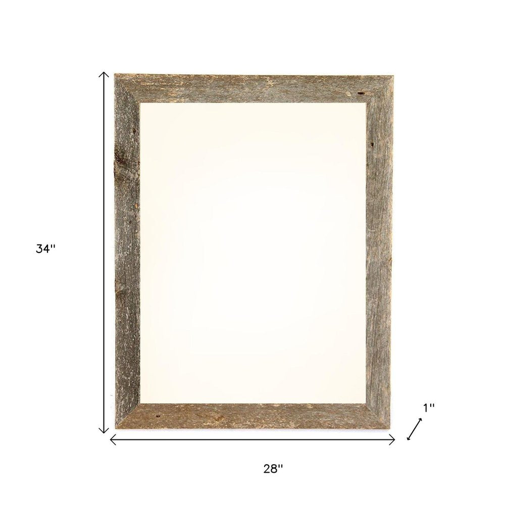 24" x 30" Natural Wood Hanging Picture Frame