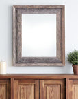 24" x 36" Gray Wood Hanging Picture Frame