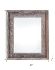 24" x 36" Gray Wood Hanging Picture Frame