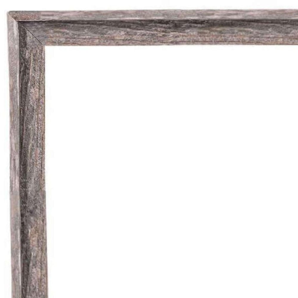 18" x 24" Gray Wood Hanging Picture Frame