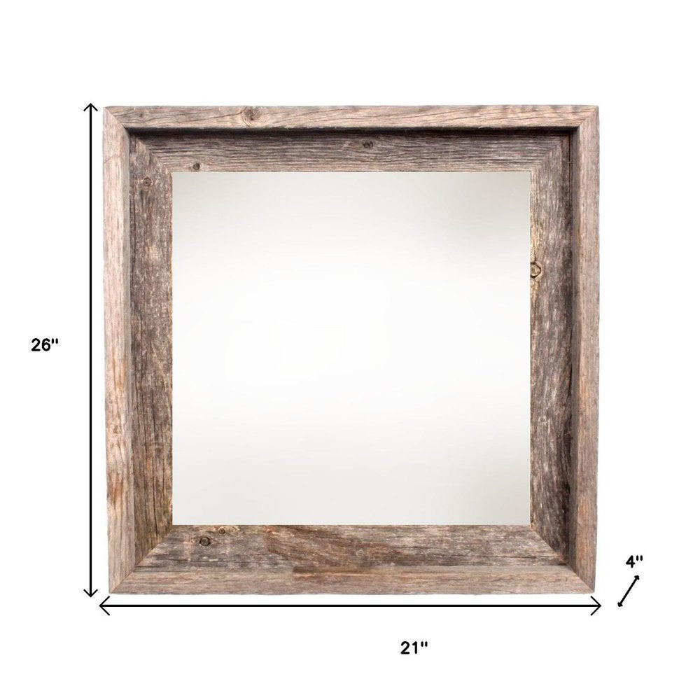 12" x 12" Gray Wood Tabletop Picture Frame