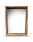 16" x 20" Gray Wood Hanging Picture Frame