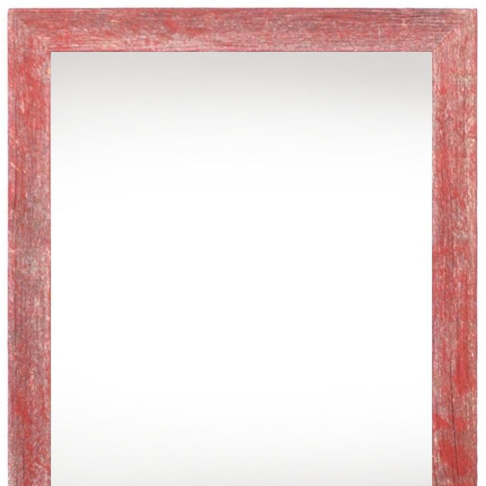 16" x 20" Red Wood Hanging Picture Frame