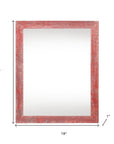 16" x 20" Red Wood Hanging Picture Frame