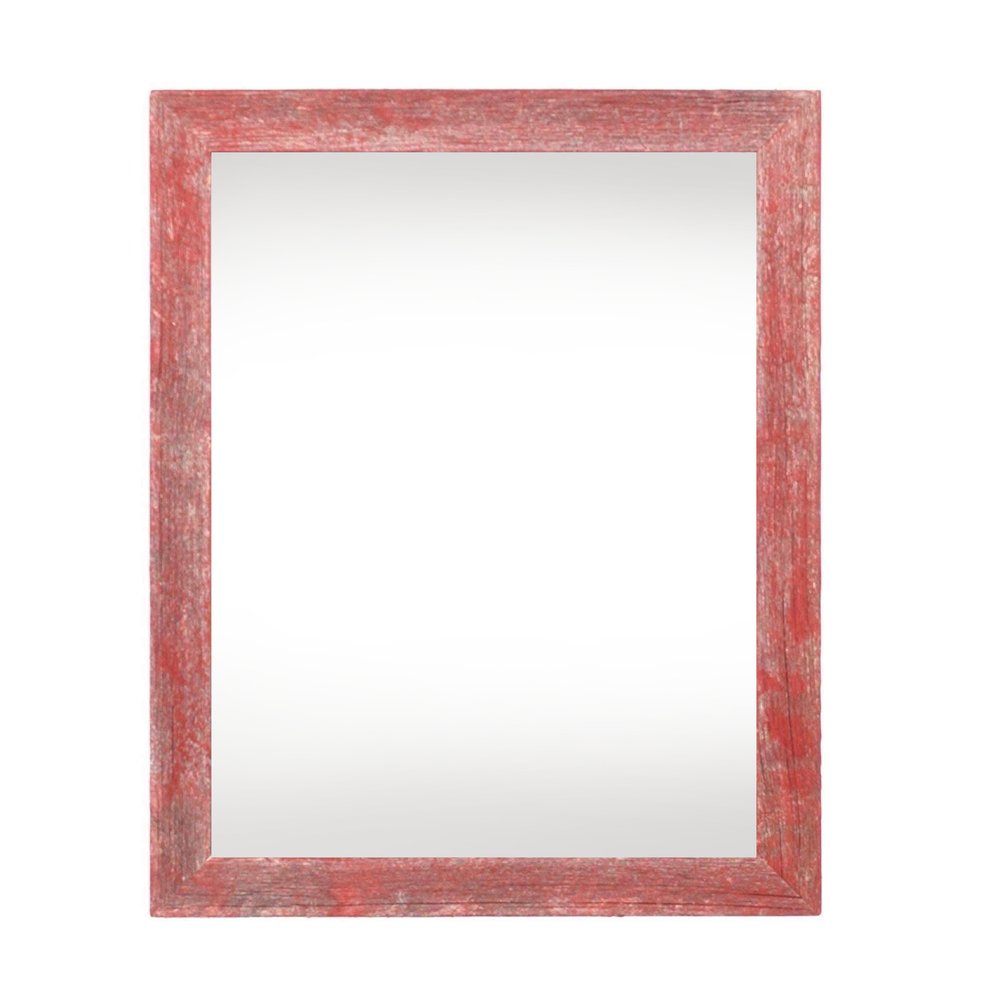 16" x 20" Red Wood Hanging Picture Frame