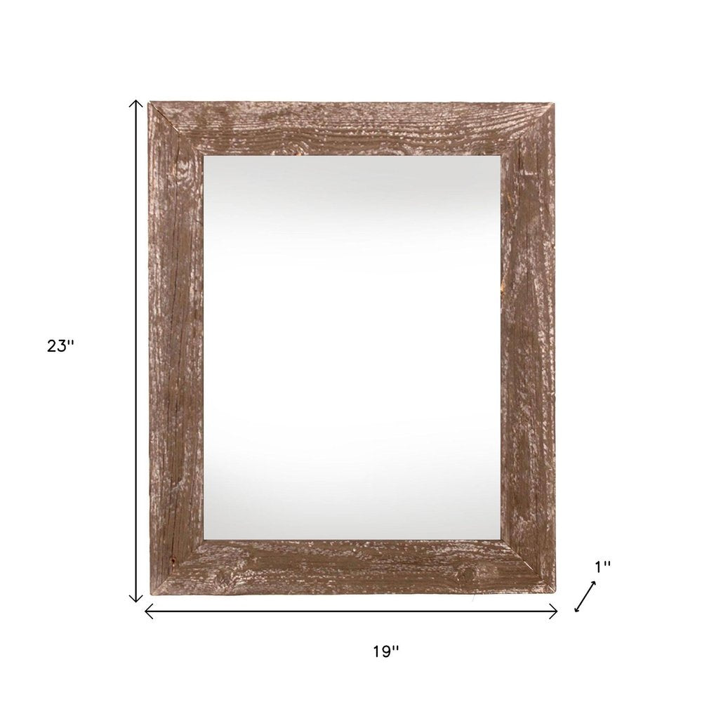 16" x 20" Brown Wood Hanging Picture Frame