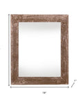 16" x 20" Brown Wood Hanging Picture Frame