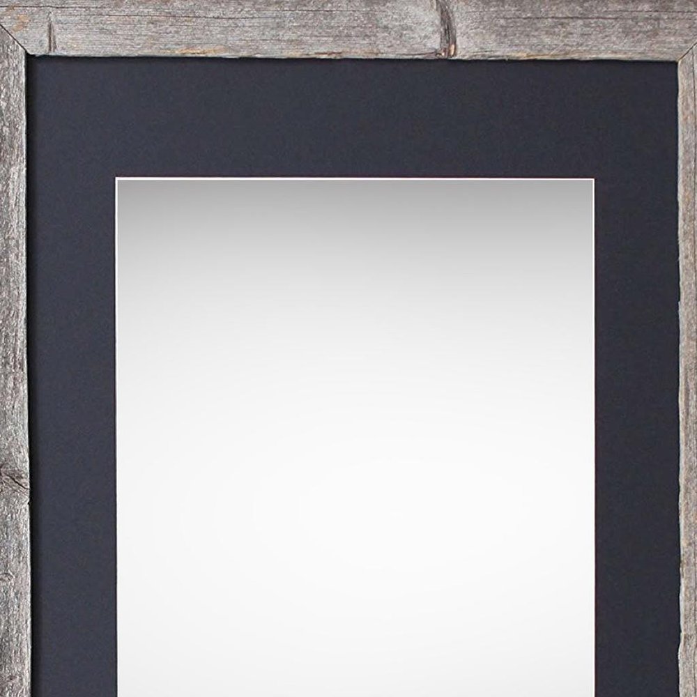16" x 20" Gray Wood Hanging Picture Frame