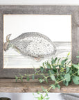 16" x 20" Gray Wood Hanging Picture Frame