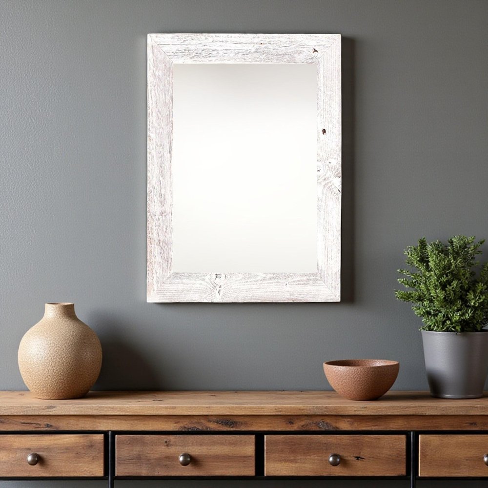 11" x 17" White Wood Hanging Picture Frame