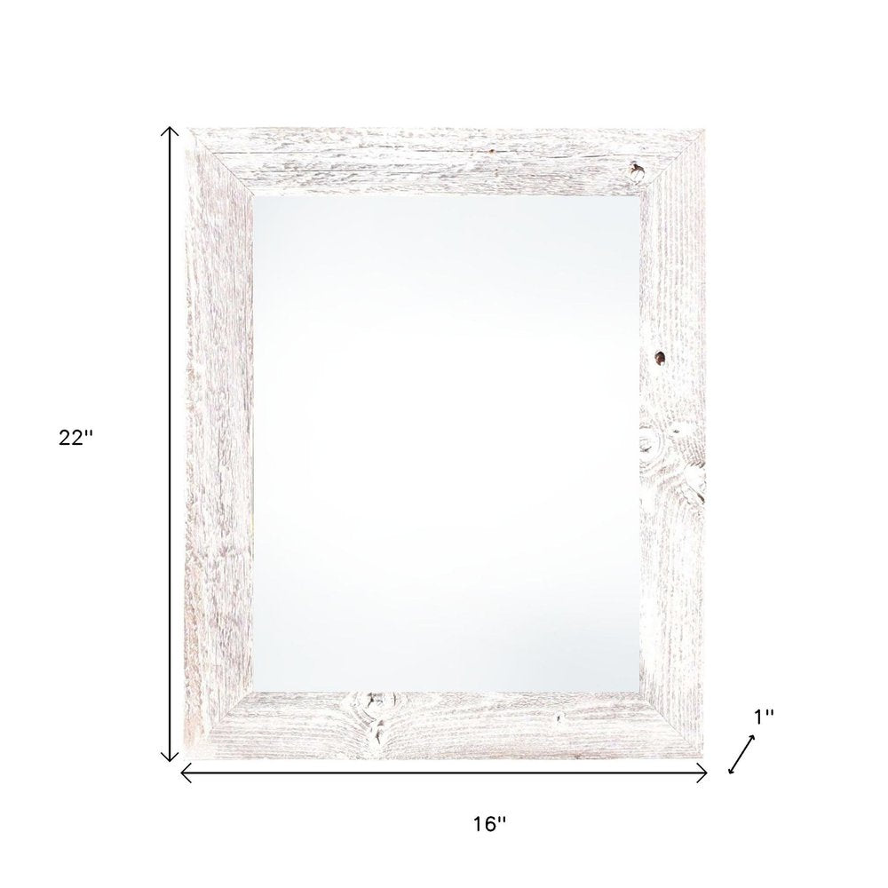 13" x 19" White Wood Hanging Picture Frame