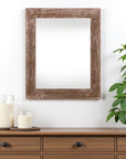 13" x 19" Brown Wood Hanging Picture Frame