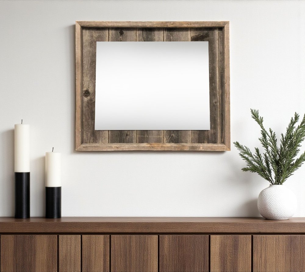 11" x 14" Red Wood Hanging Picture Frame