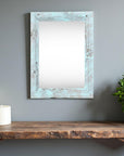11" x 17" Blue Wood Hanging Picture Frame