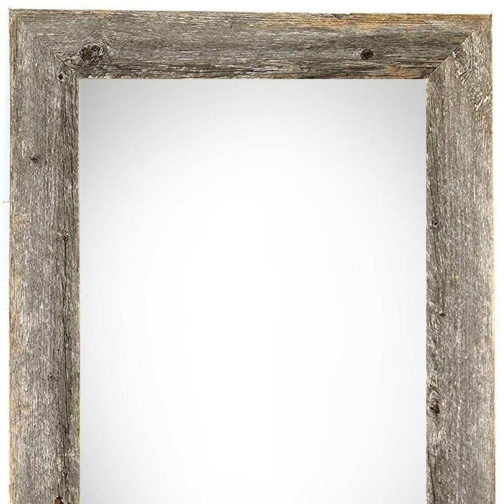 11" x 17" Gray Wood Hanging Picture Frame