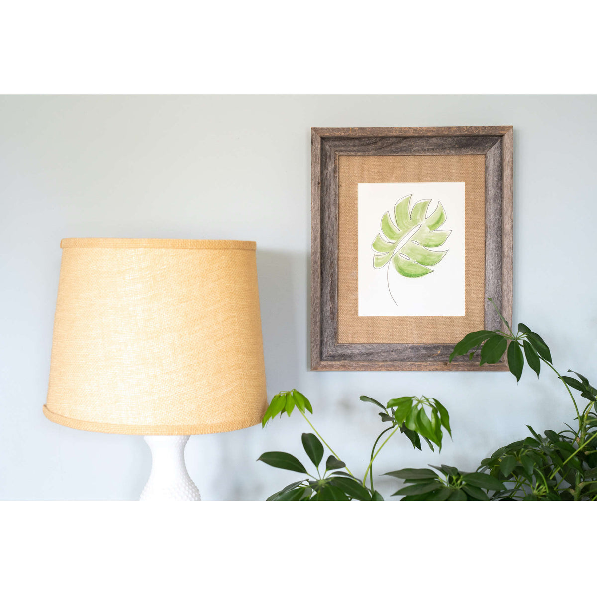 11" x 14" Gray Wood Hanging Picture Frame