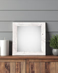 12" x 12" White Wood Tabletop Picture Frame