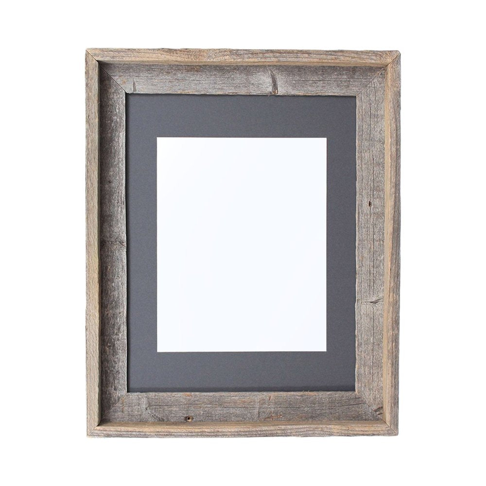 11" x 14" Gray Wood Hanging Picture Frame