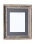 11" x 14" Gray Wood Hanging Picture Frame