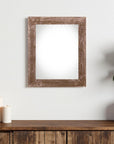 11" x 14" Brown Wood Hanging Picture Frame