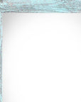 11" x 14" Blue Wood Hanging Picture Frame