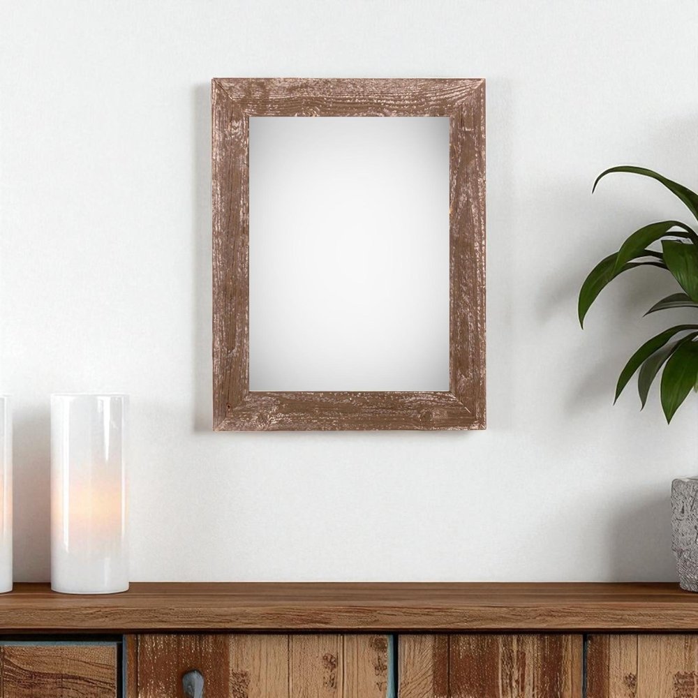 11" x 17" Brown Wood Hanging Picture Frame