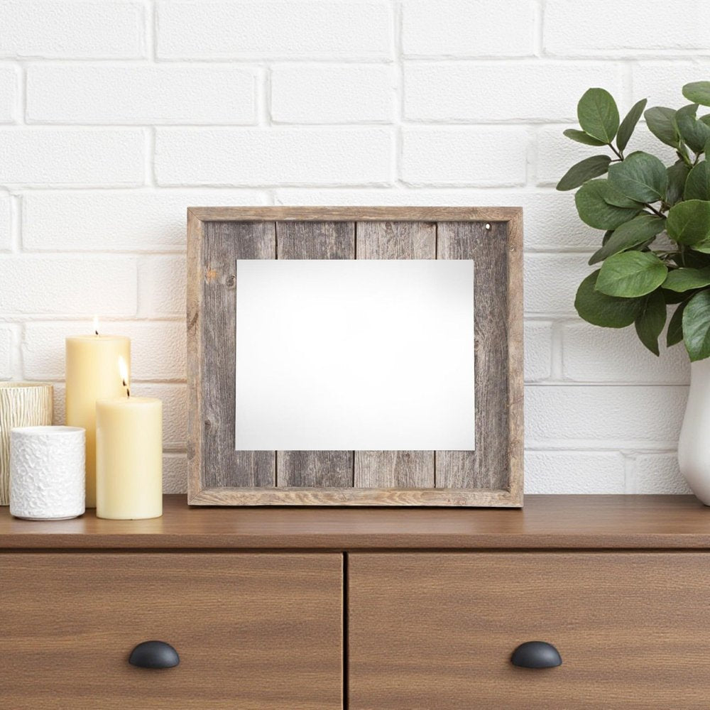 8" x 10" Gray Wood Tabletop Picture Frame