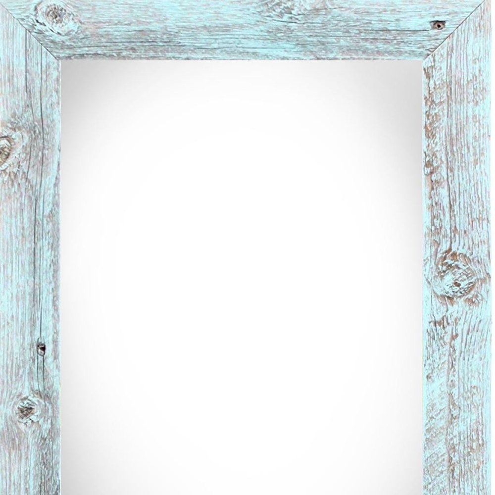 8" x 10" Blue Wood Tabletop Picture Frame