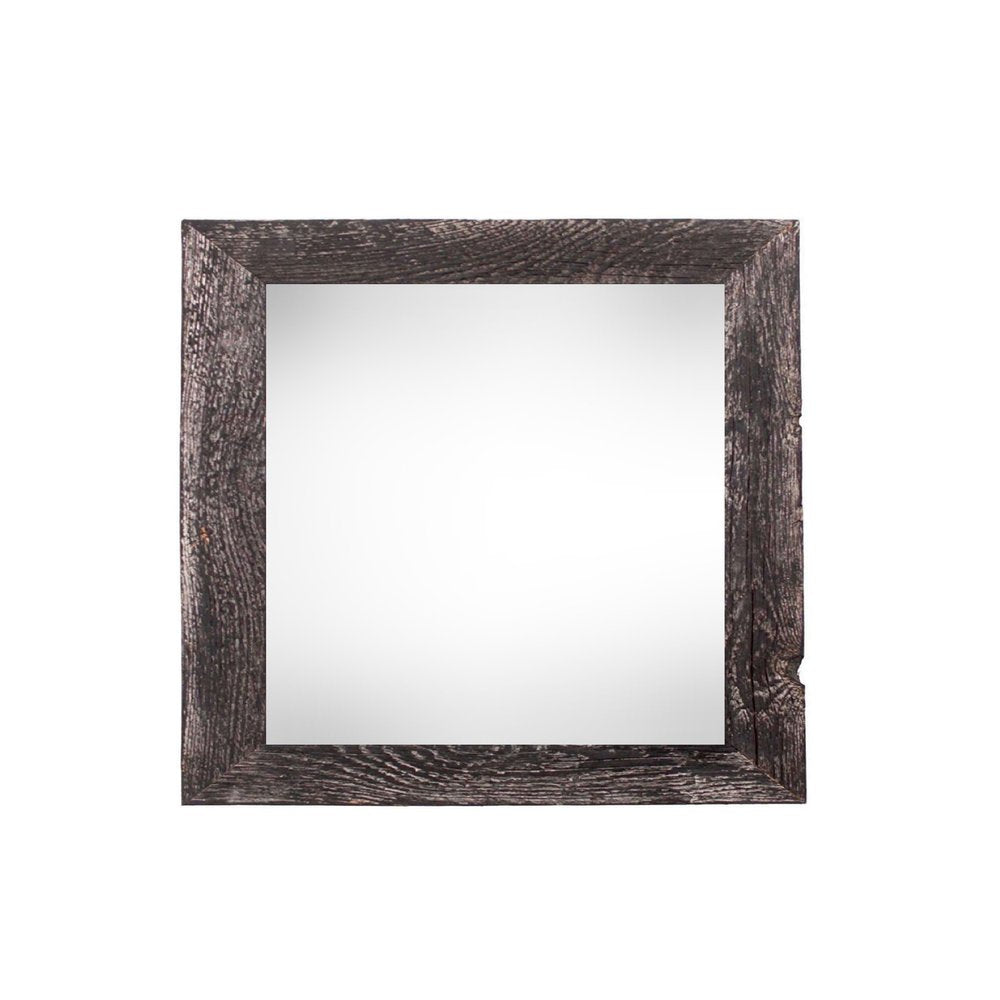 10" x 10" Black Wood Hanging Picture Frame