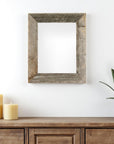 11" x 14" Gray Wood Hanging Picture Frame