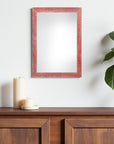 11" x 14" Red Wood Hanging Picture Frame