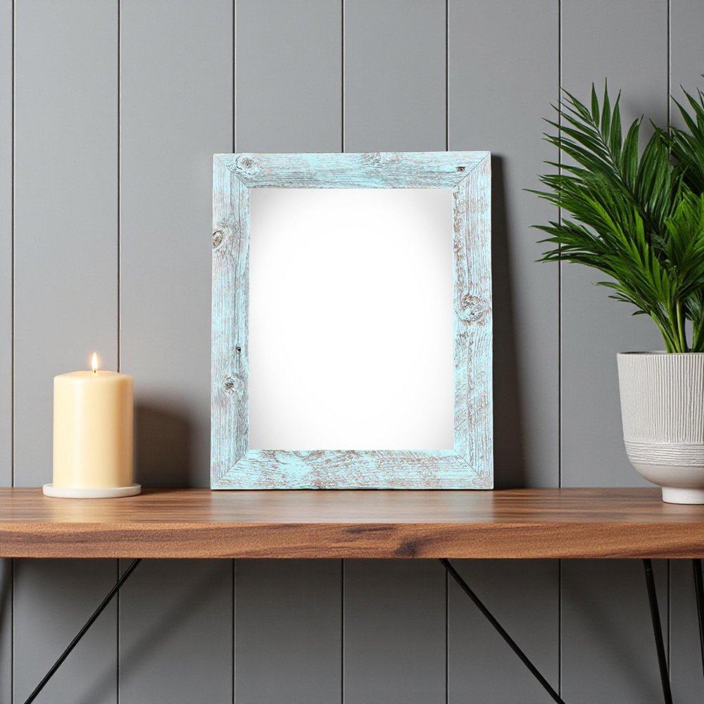 8" x 10" White Wood Tabletop Picture Frame