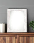 8" x 8" White Wood Tabletop Picture Frame