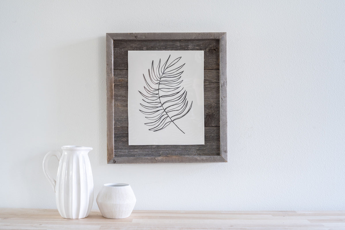 5" x 7" Gray Wood Tabletop Picture Frame