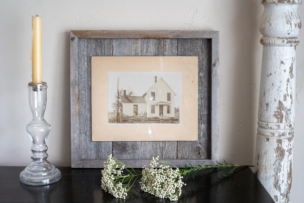 5" x 7" Gray Wood Tabletop Picture Frame