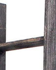 60" X 15" Charcoal Wood Hanging Dimensional Sculpture