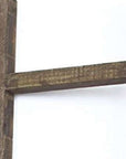 73" X 15" Espresso Wood Hanging Dimensional Sculpture