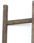 73" X 15" Espresso Wood Hanging Dimensional Sculpture
