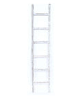 72" X 16" White Wood Hanging Dimensional Sculpture