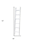 72" X 16" White Wood Hanging Dimensional Sculpture