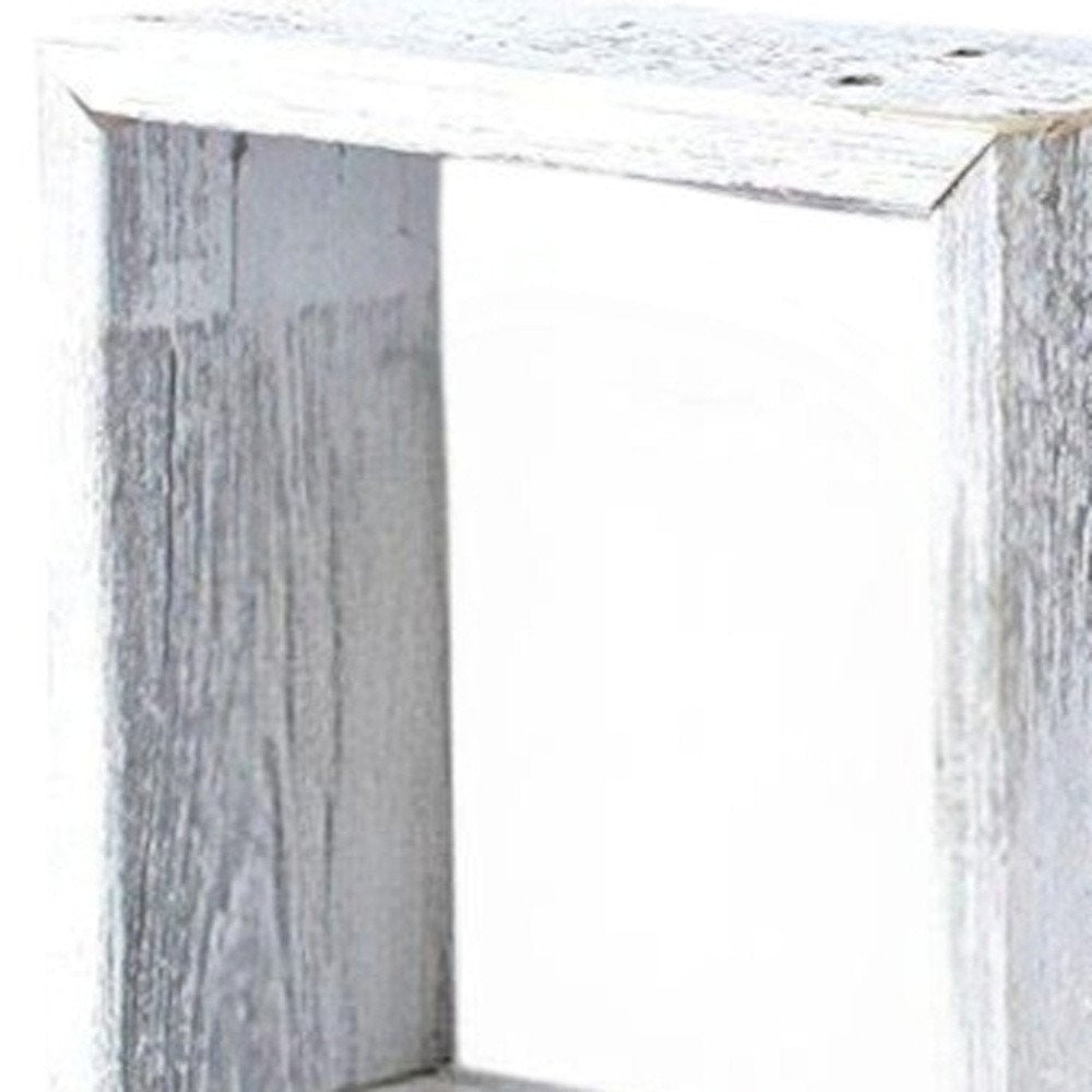 Set of Three Espresso Wood Square Hanging Dimensional Sculpture