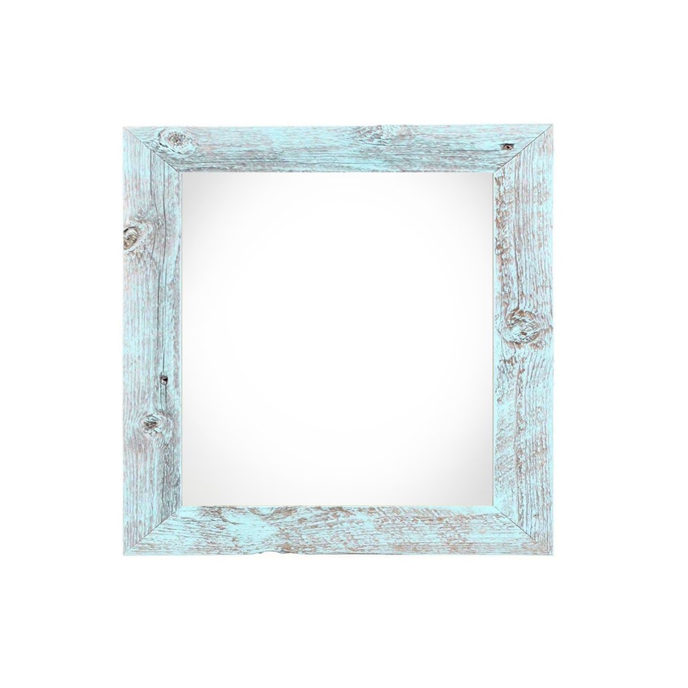 6" x 6" Blue Wood Tabletop Picture Frame