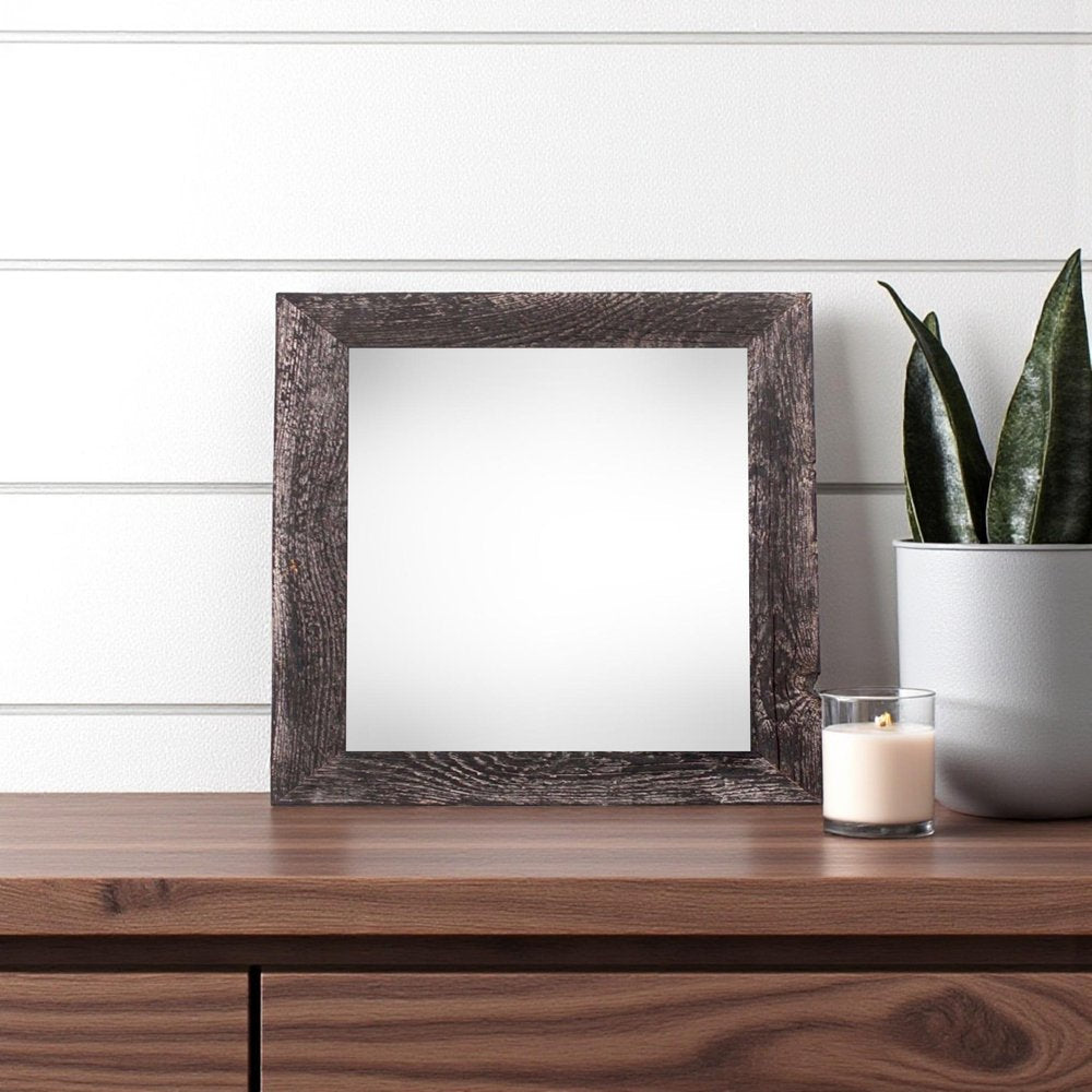 6" x 6" Black Wood Tabletop Picture Frame