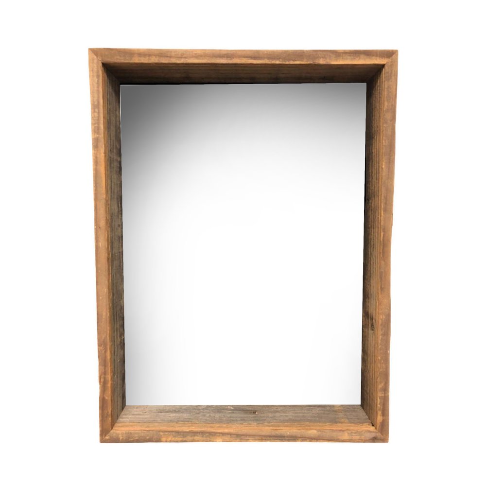 24" x 36" Red Distressed Wood Hanging or Tabletop Picture Frame