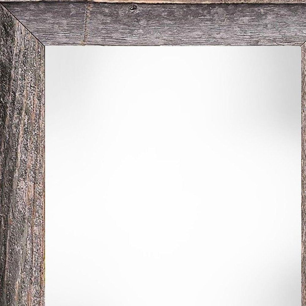 24" x 30" Gray Wood Hanging Picture Frame
