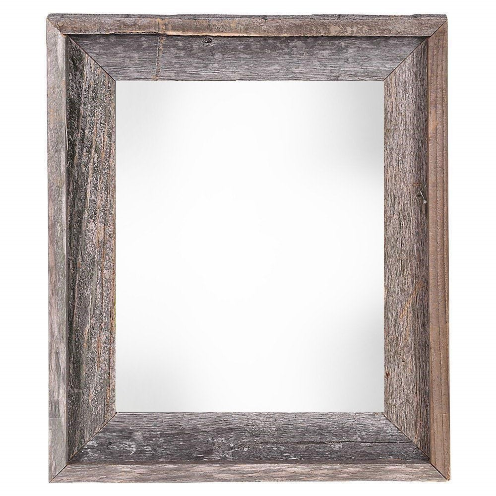 24" x 30" Gray Wood Hanging Picture Frame