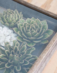 18" x 24" Gray Wood Hanging Picture Frame
