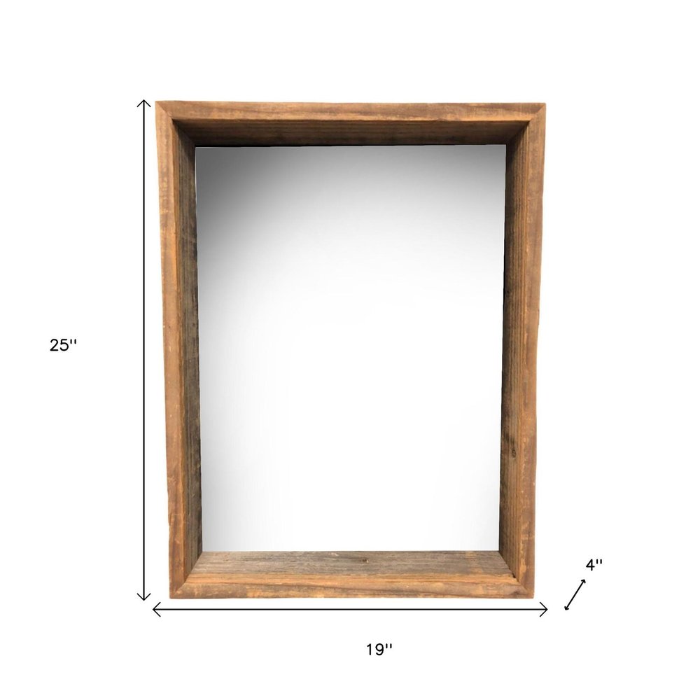 18" x 24" Gray Wood Hanging Picture Frame