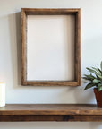 18" x 24" Gray Wood Hanging Picture Frame